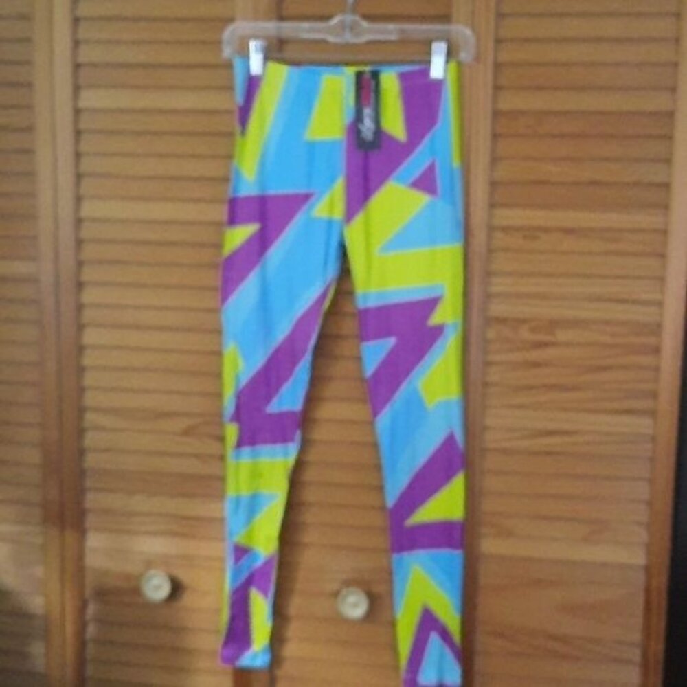 Legging Army NWT Sublimation Series Saved by the Bell Leggings One Size 3-9